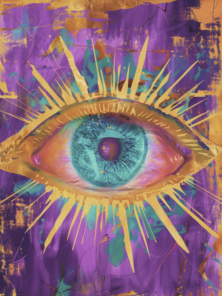 The Spiritual Eye by Andreas Magnusson — canvas wall art