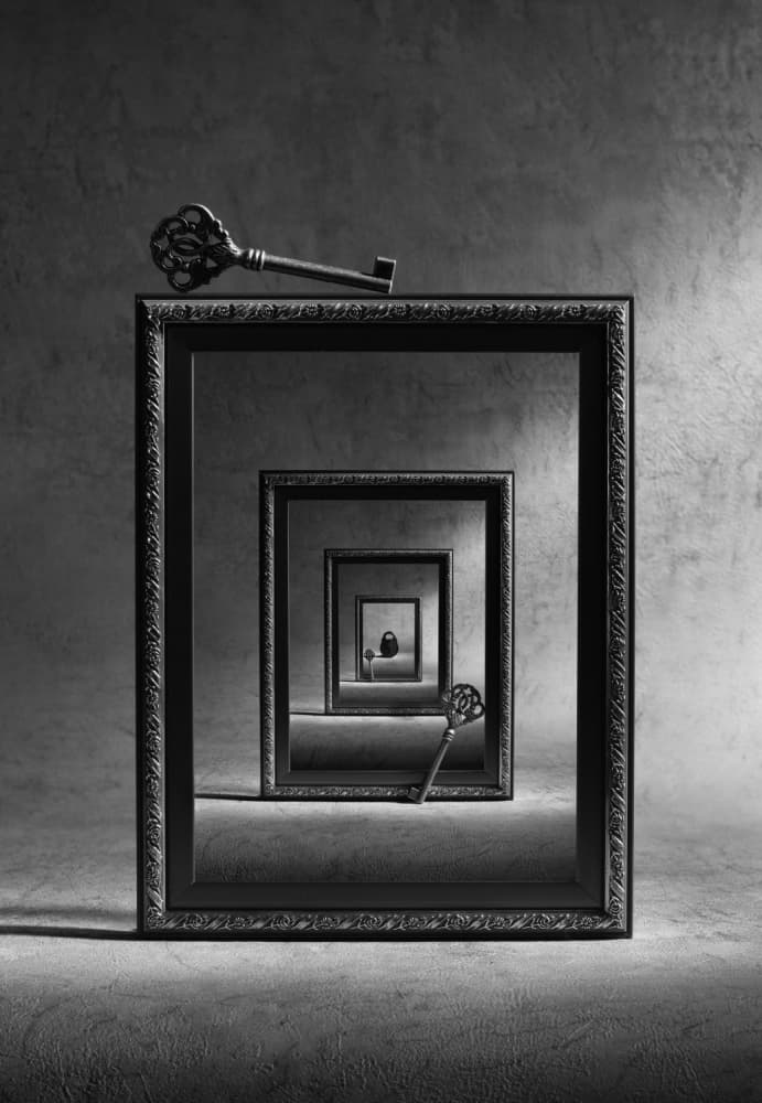 Key to Infinity by Victoria  Glinka — canvas wall art