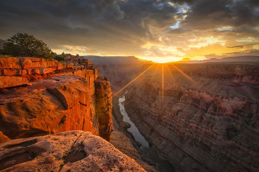 Golden Grand Canyon Sunset