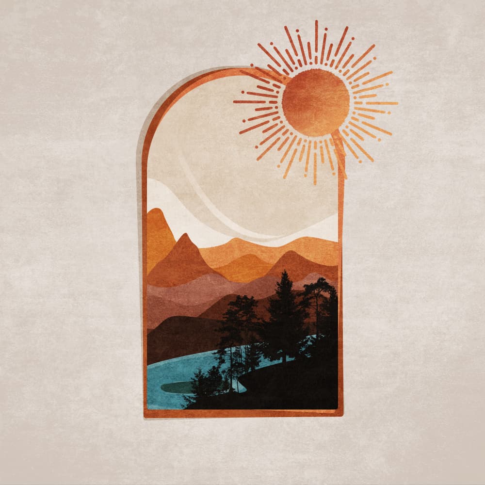 Radiant Wilderness by Emel Tunaboylu — canvas wall art