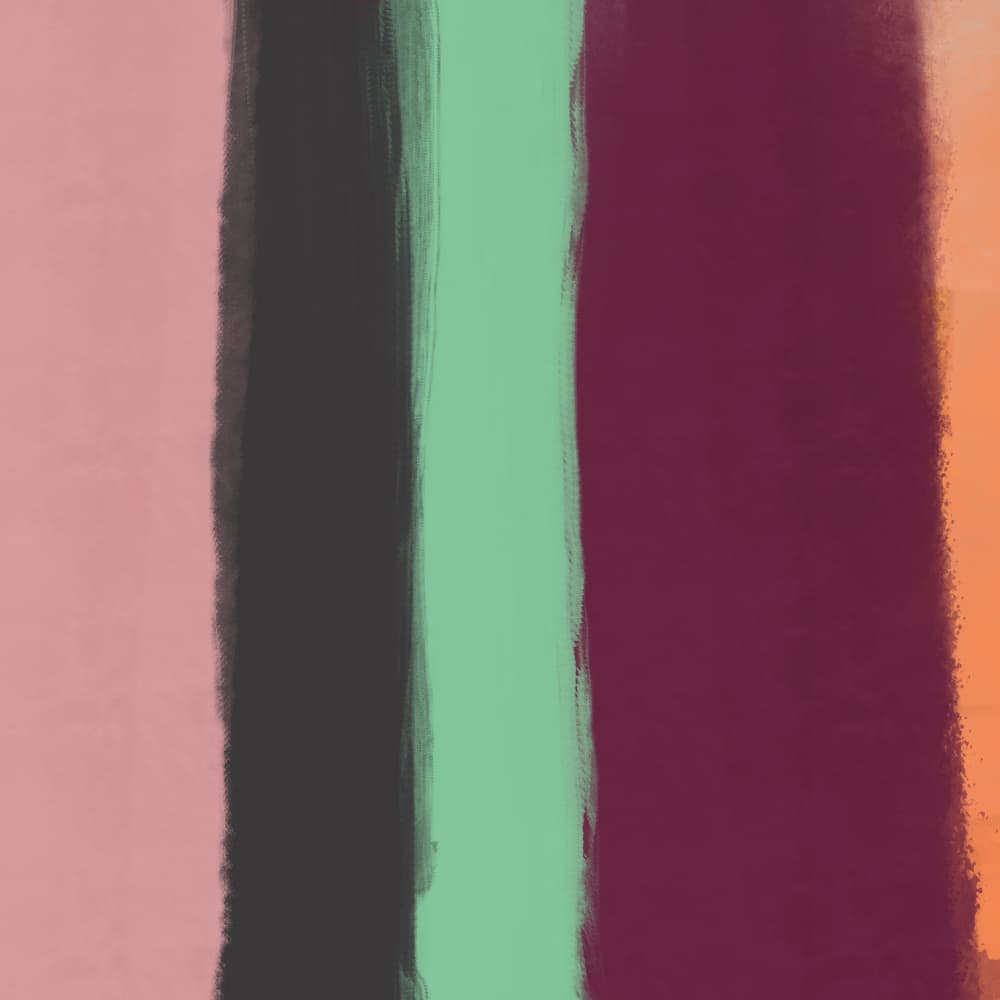 Abstract Color Stripes by Little Dean — canvas wall art