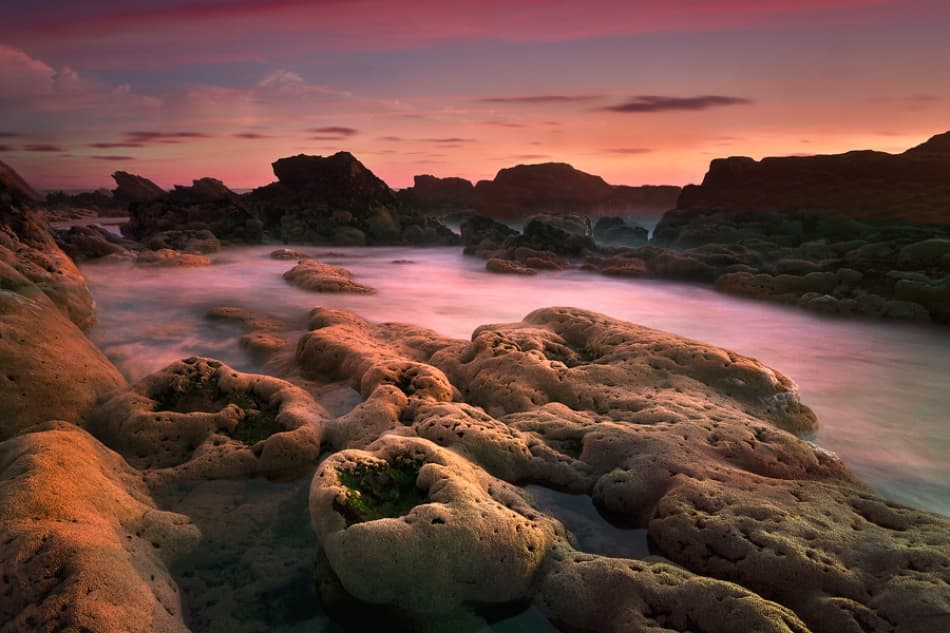 Twilight Rocky Shore by DELETED — canvas wall art