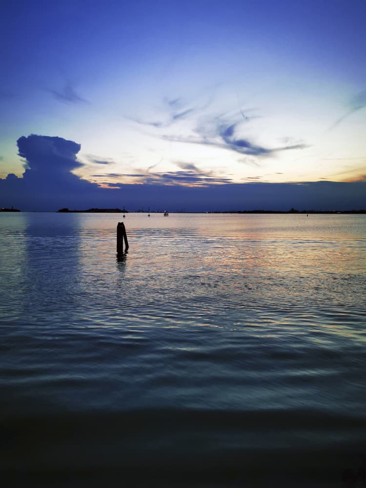 Serene Water Sunset by Angelo Cerantola — canvas wall art
