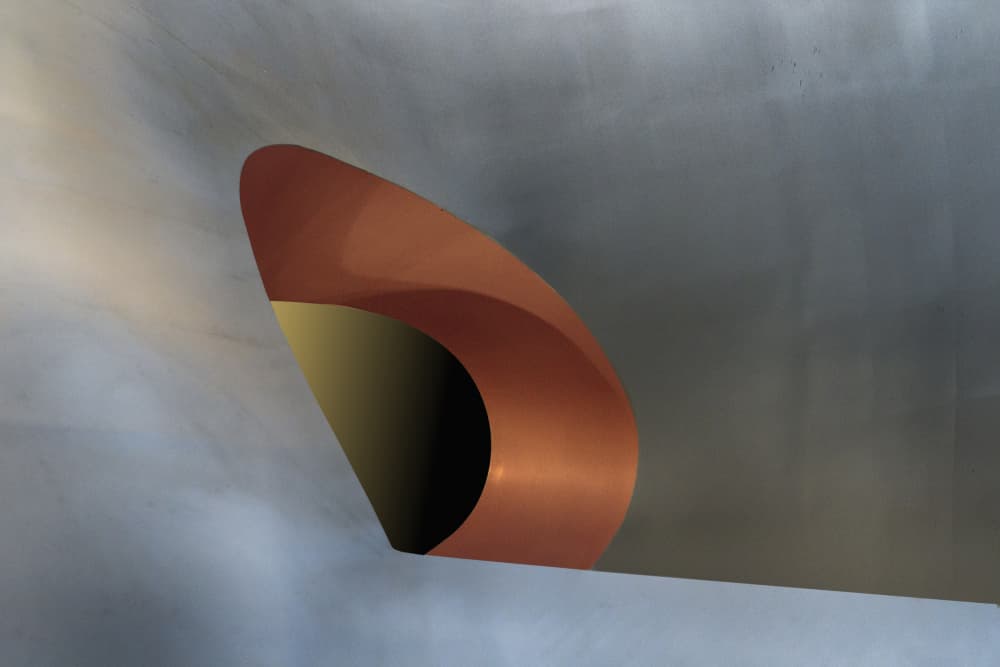 Sculptural Copper Arch by Greetje van Son — canvas wall art