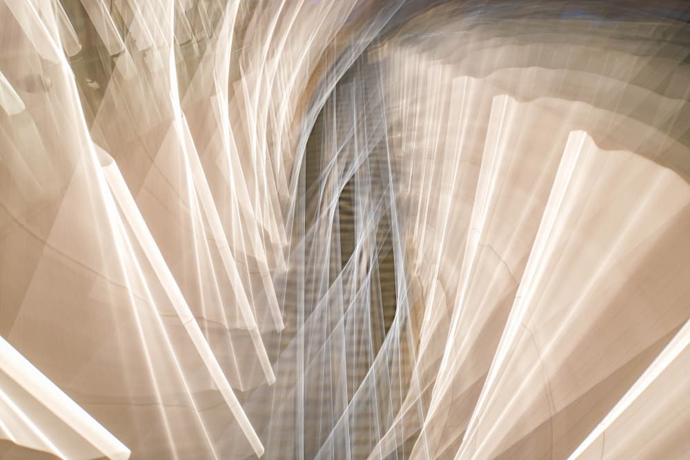 Dynamic Light Streaks by Joshua Raif — canvas wall art