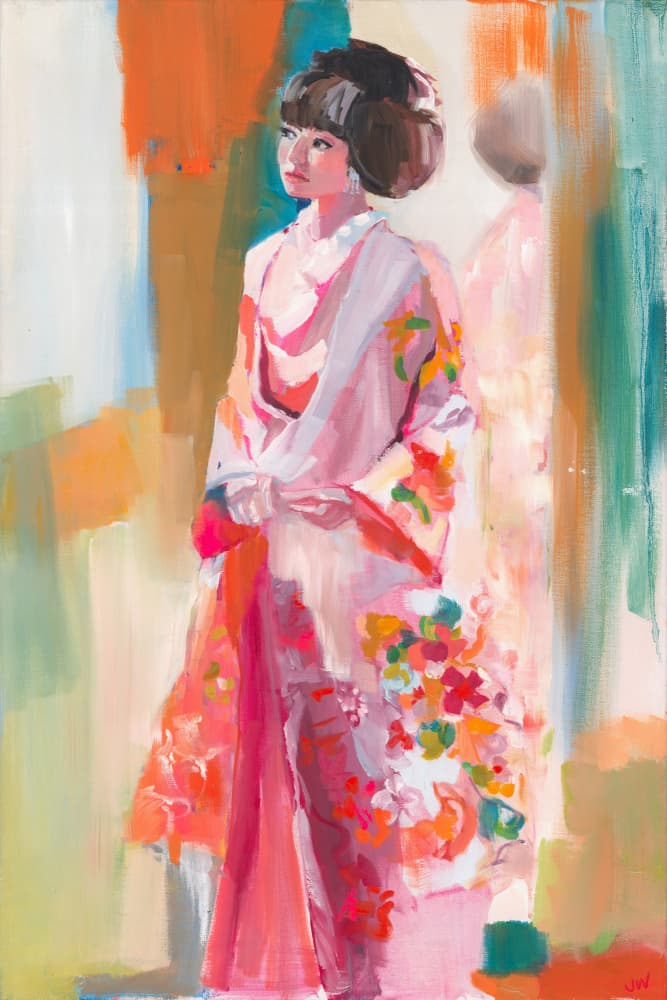 Kimono 1 by Jenny Westenhofer — canvas wall art
