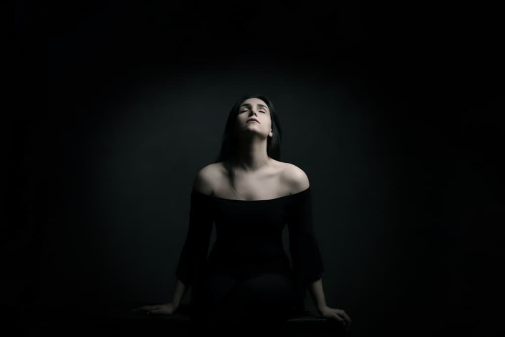 Serene Contemplation by Moein Hasheminasab — canvas wall art
