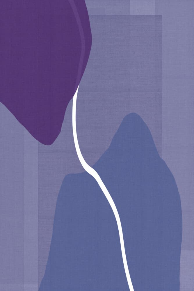 Serene Abstract Forms by cartissi — canvas wall art