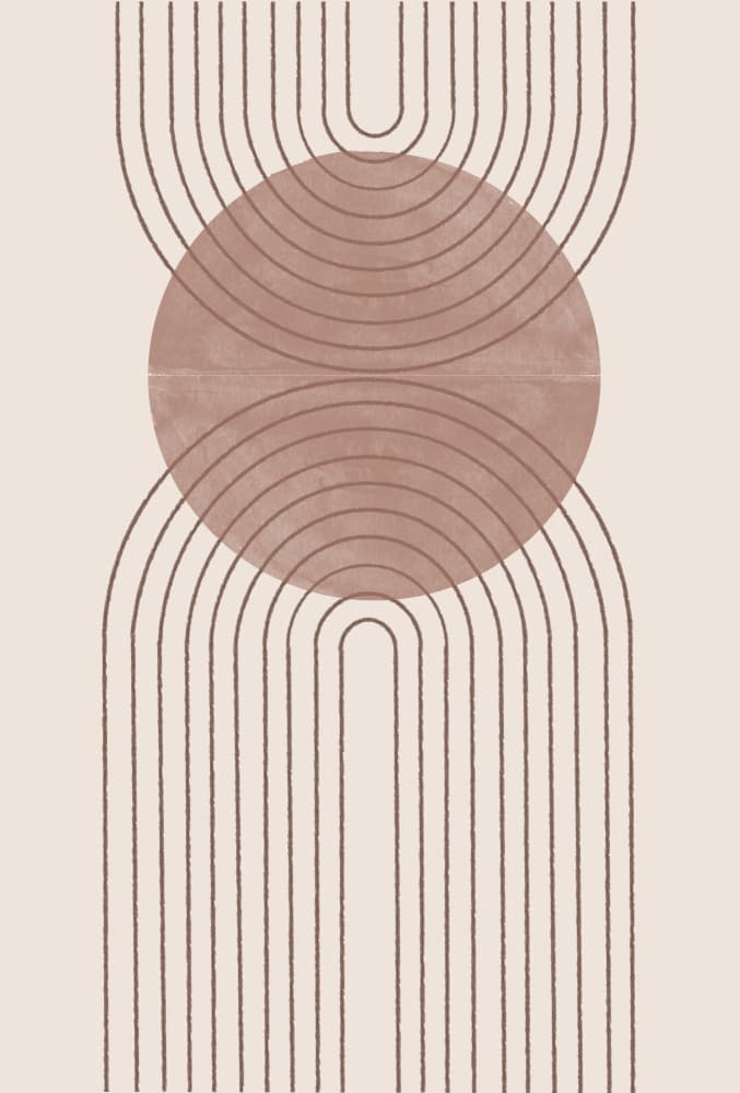 Curved Pathways by THE MIUUS STUDIO — canvas wall art