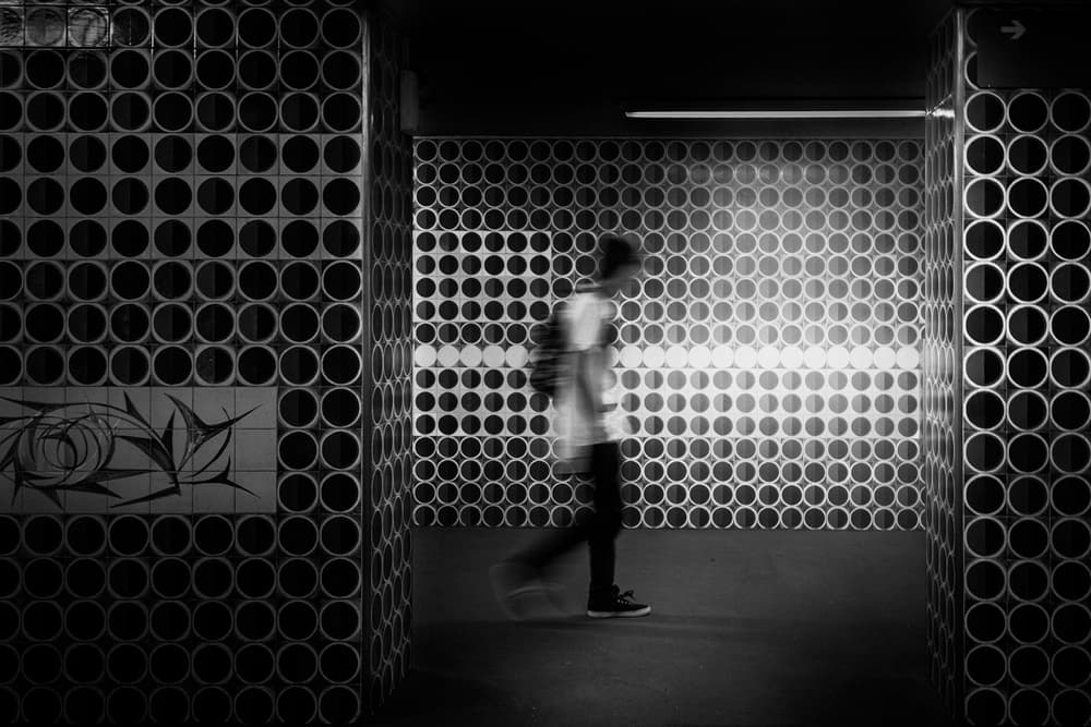 Urban Passage Motion by Laura Mexia — canvas wall art