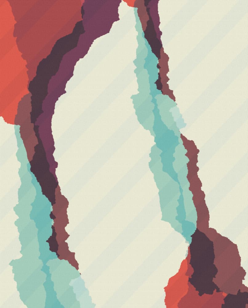 Abstract Color Flow by Rafa Mateo — canvas wall art