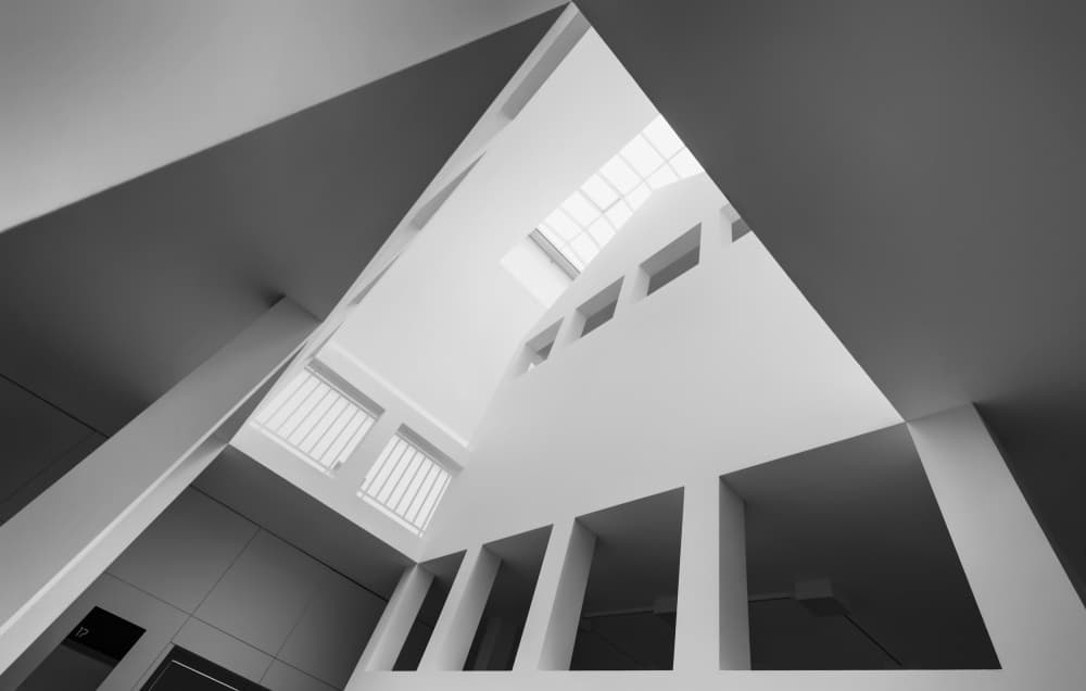 Modern Geometric Architecture by Gerard Jonkman — canvas wall art