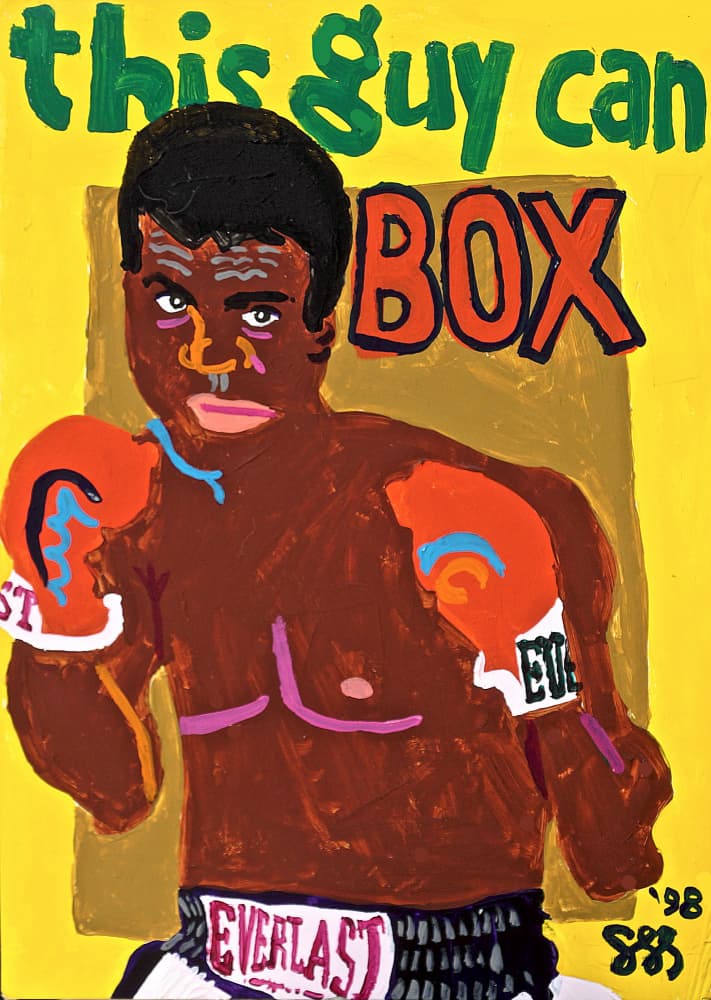 Determined Boxer by Steve Spencer — canvas wall art