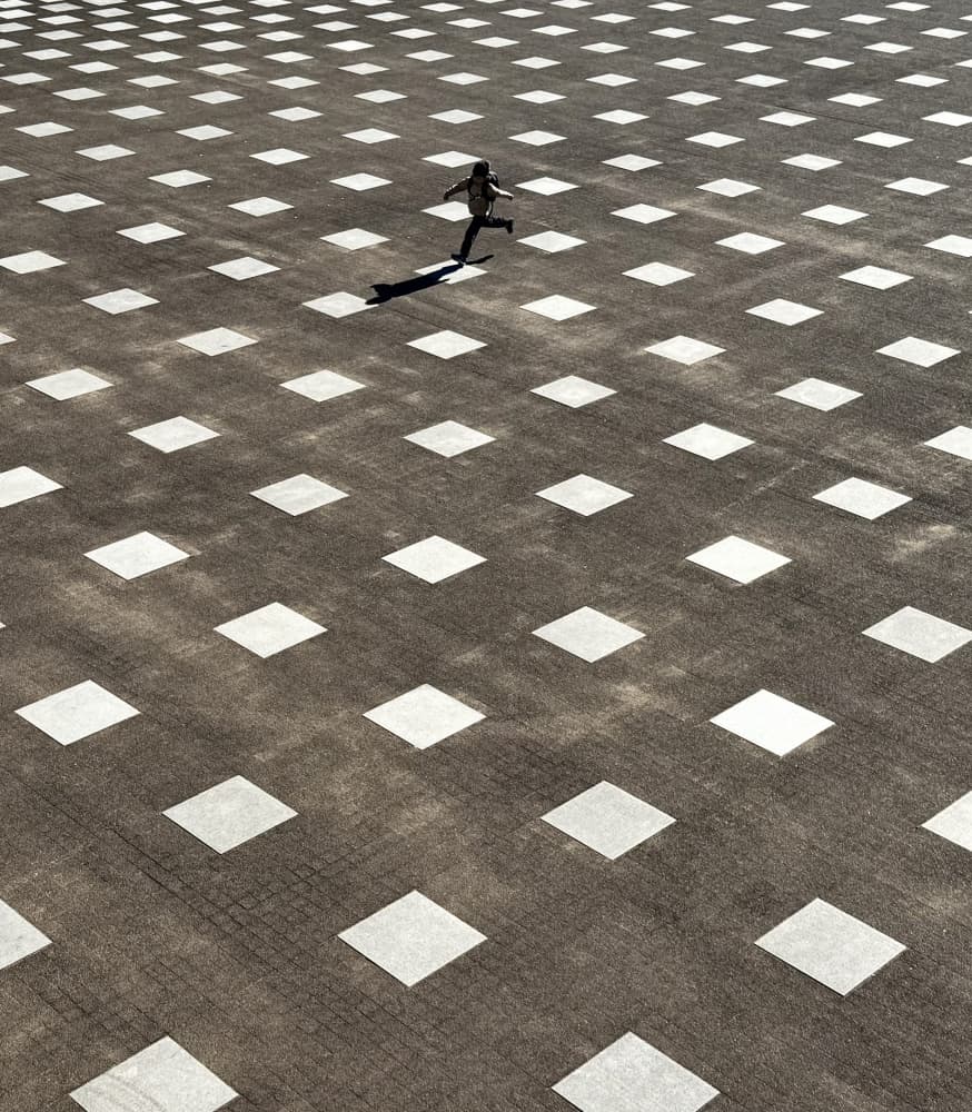 Running on Diamonds by KIMIO KOBAYASHI — canvas wall art