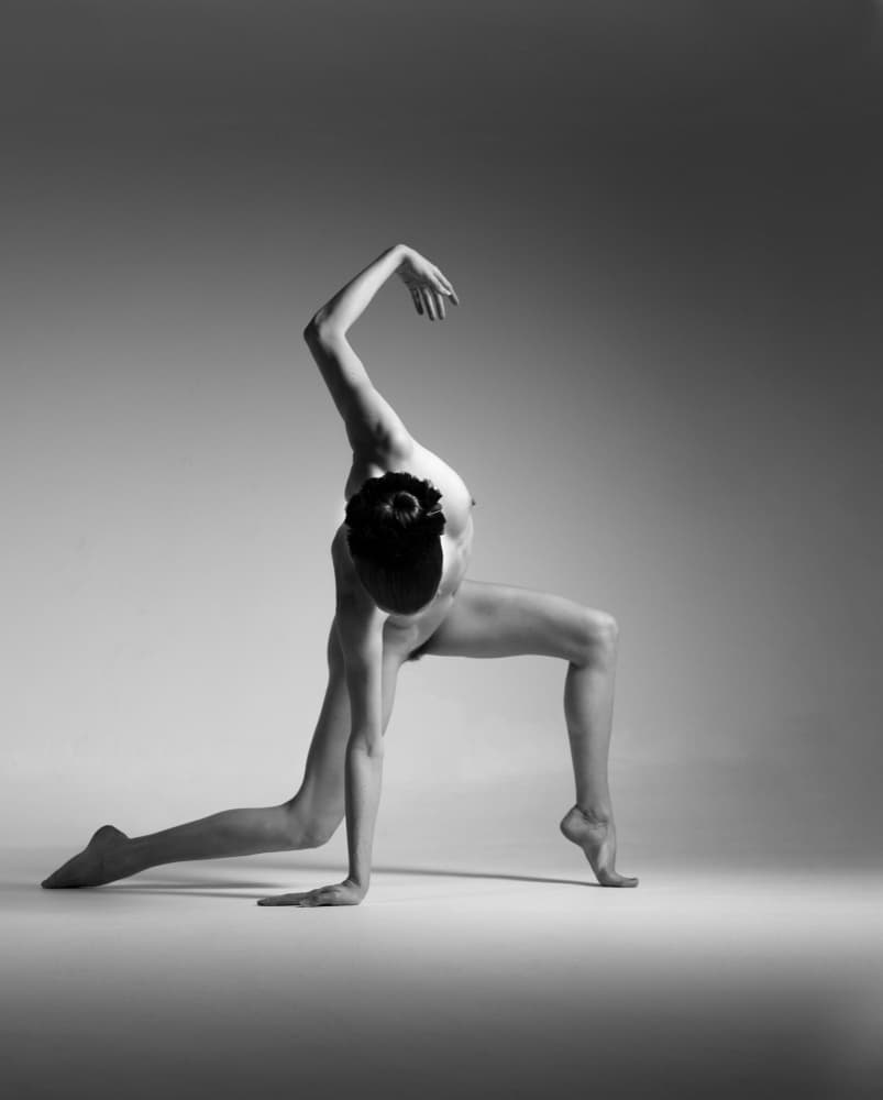 Graceful Nude Dancer by Enis Onur — canvas wall art