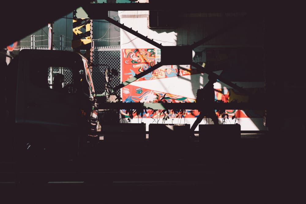 Street Art Silhouette by HIDASAN — canvas wall art
