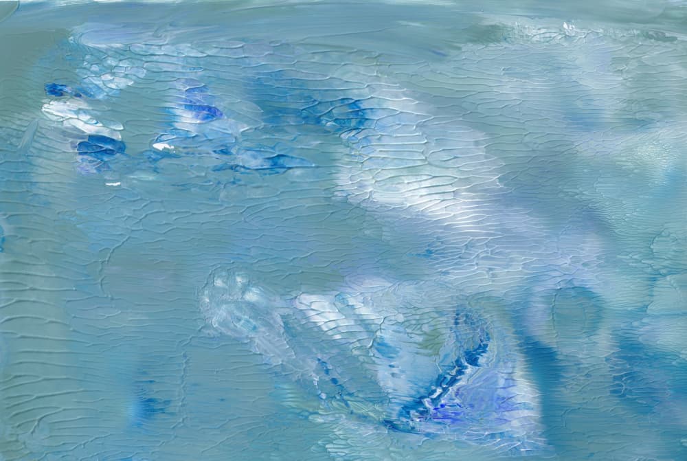 Fluid Blue Texture by Maira Ribena — canvas wall art