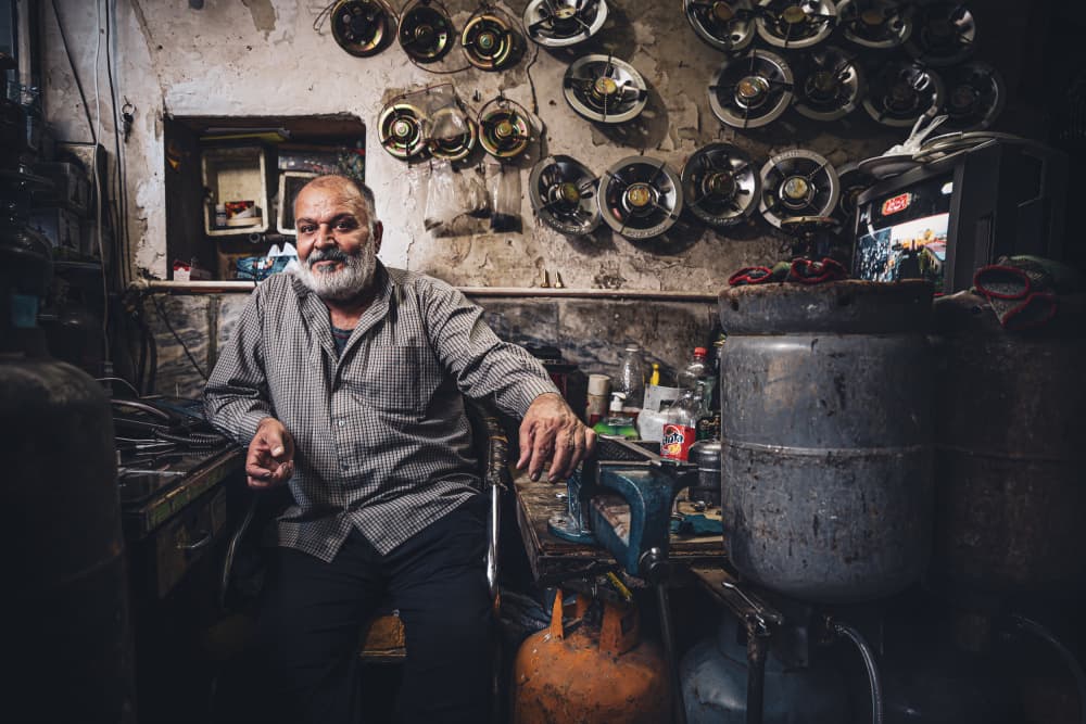 Old Man's Workshop by Marco Tagliarino — canvas wall art