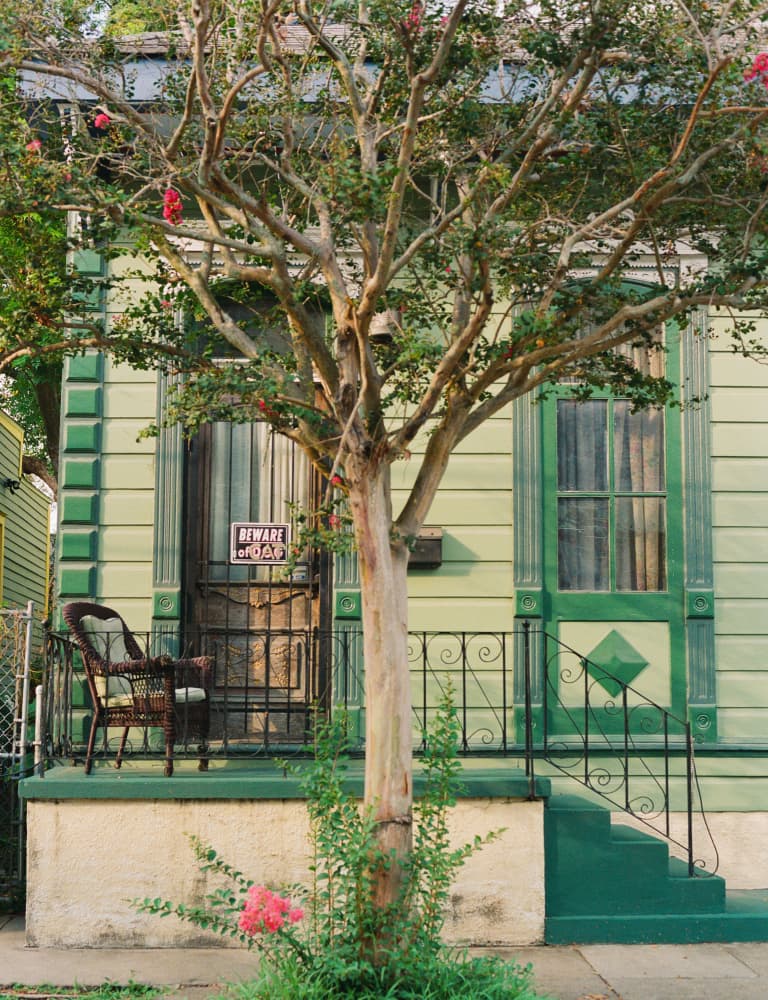 Green House Front Porch by Bethany Young — canvas wall art