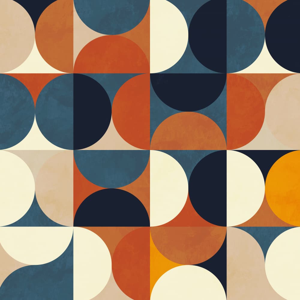 Geometry New12 Marron by Ana Rut Bre — canvas wall art