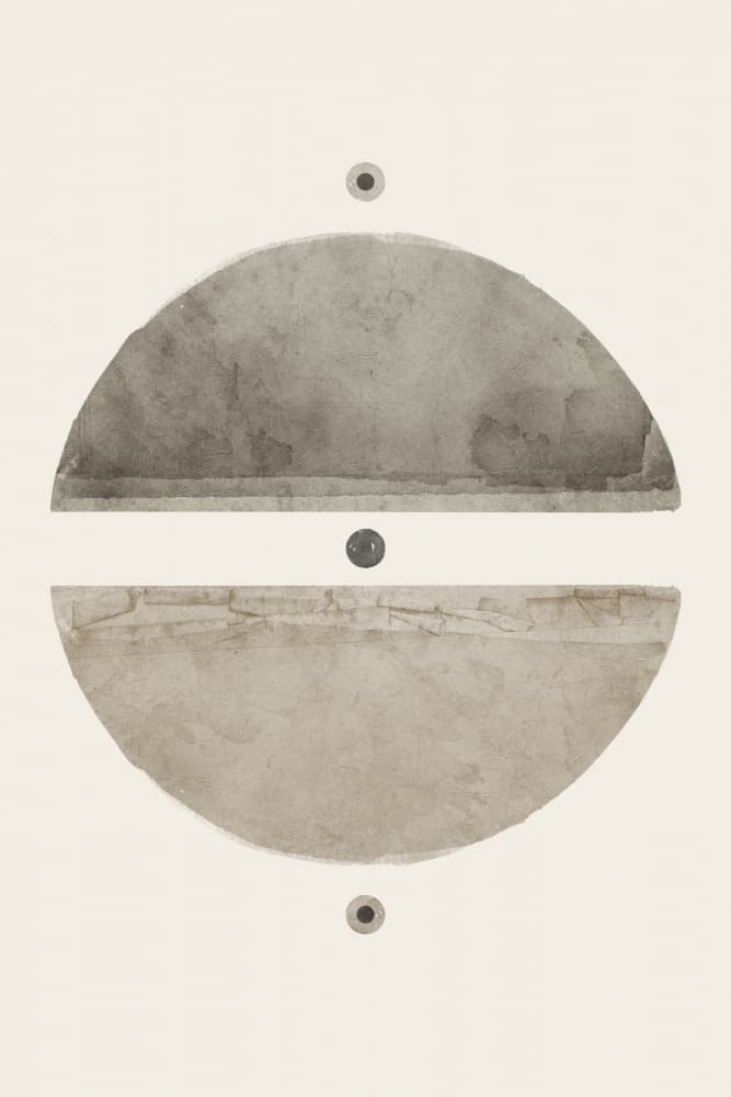 Abstract Geometric Balance by Ema Paraschiv — canvas wall art