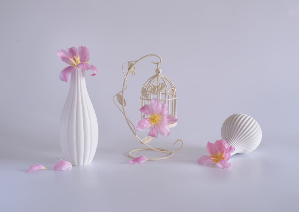 Delicate Floral Still Life by Alice Sheng — canvas wall art