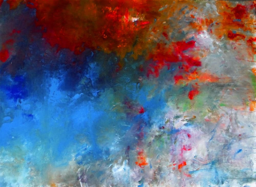 Dynamic Color Blend by Ron Halfant — canvas wall art