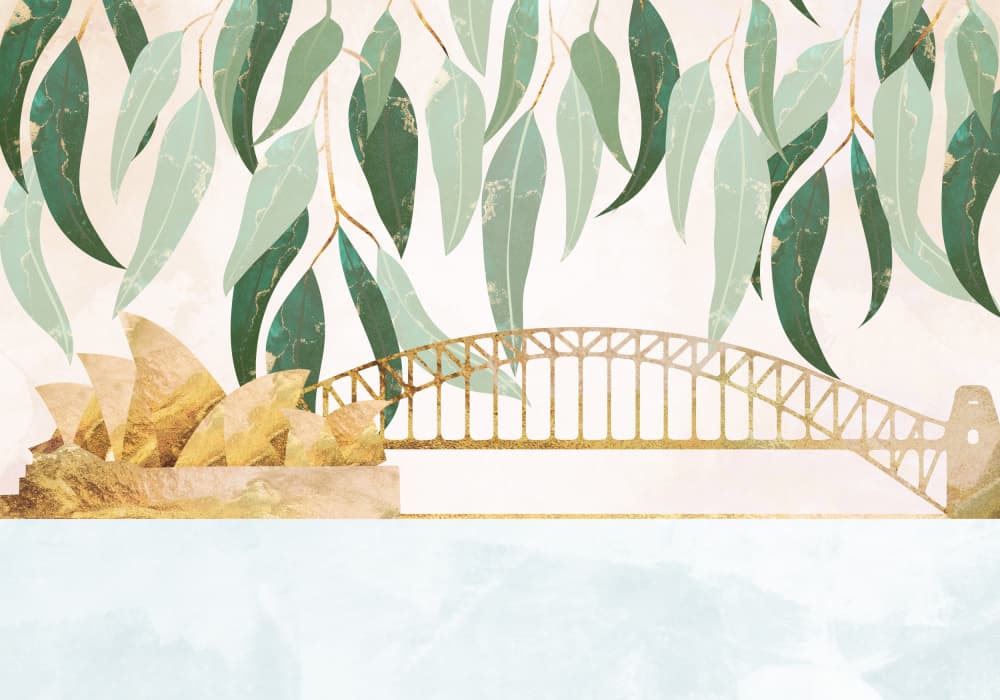 Sydney Harbour Eucalyptus by Sarah Manovski — canvas wall art