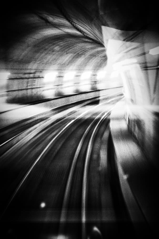 Dynamic Tunnel Motion by Mauro Bricchetti — canvas wall art