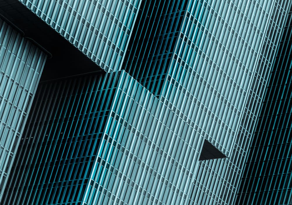 Modern Geometric Architecture by Colin Dixon — canvas wall art