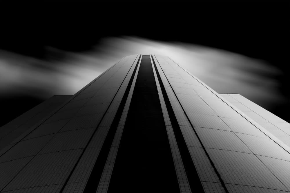 Dramatic Architectural Lines by Masami Kondo — canvas wall art