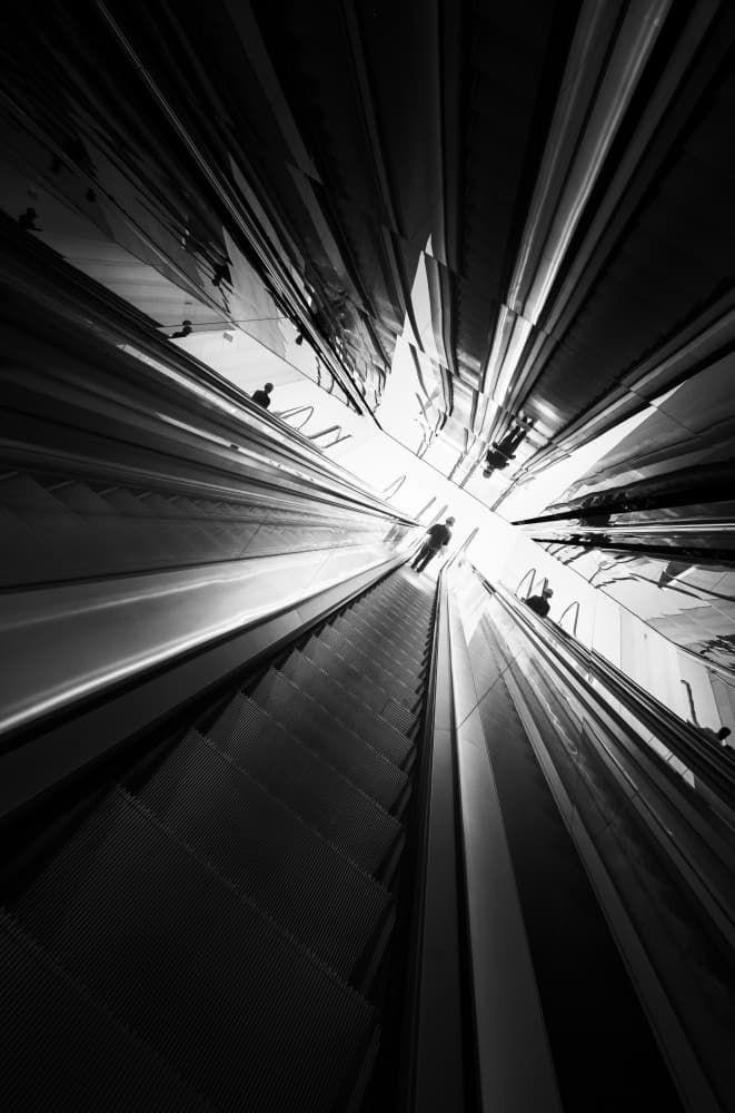 Modern Urban Ascent by Swen MUN — canvas wall art