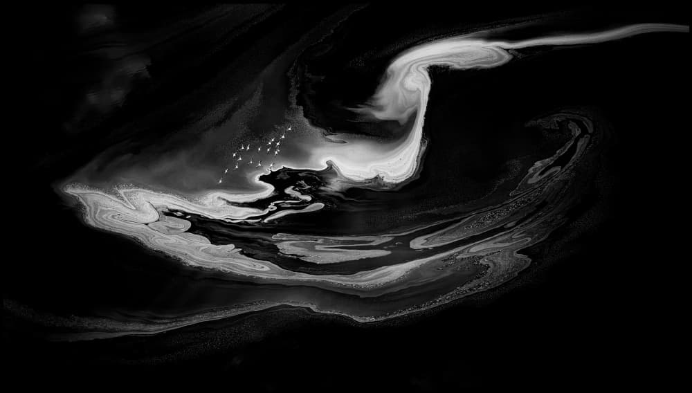 Abstract Fluid Nebula by MIN LI — canvas wall art