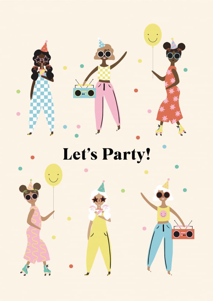 Party by Aislinn Simmonds — canvas wall art