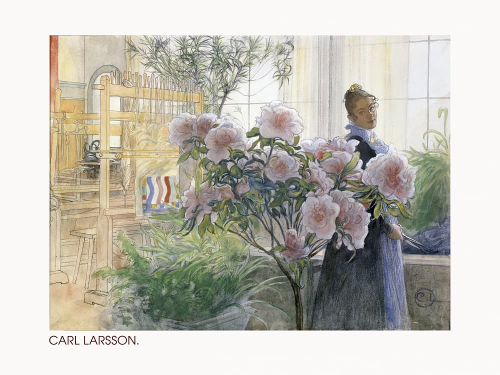 Azalea (1906) by Carl Larsson — canvas wall art