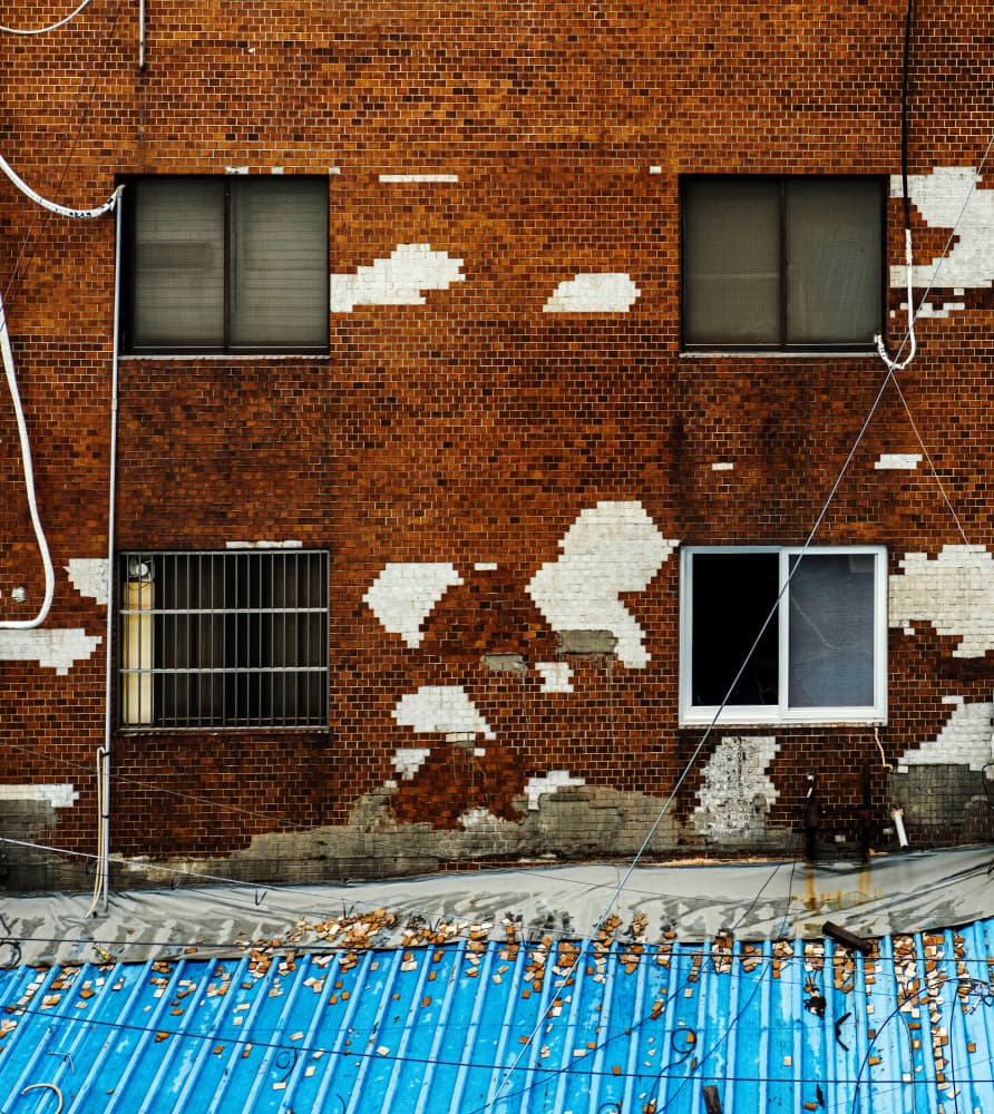 Weathered City Bricks by HAN dong hee — canvas wall art