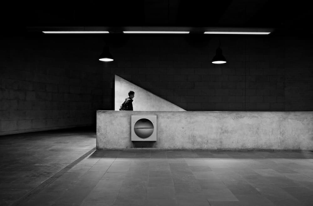 Geometric Solitude by Ezequiel59 — canvas wall art
