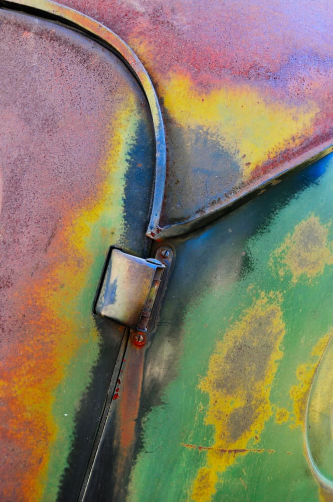Rusty Abstract Detail by Andrew Beavis — canvas wall art