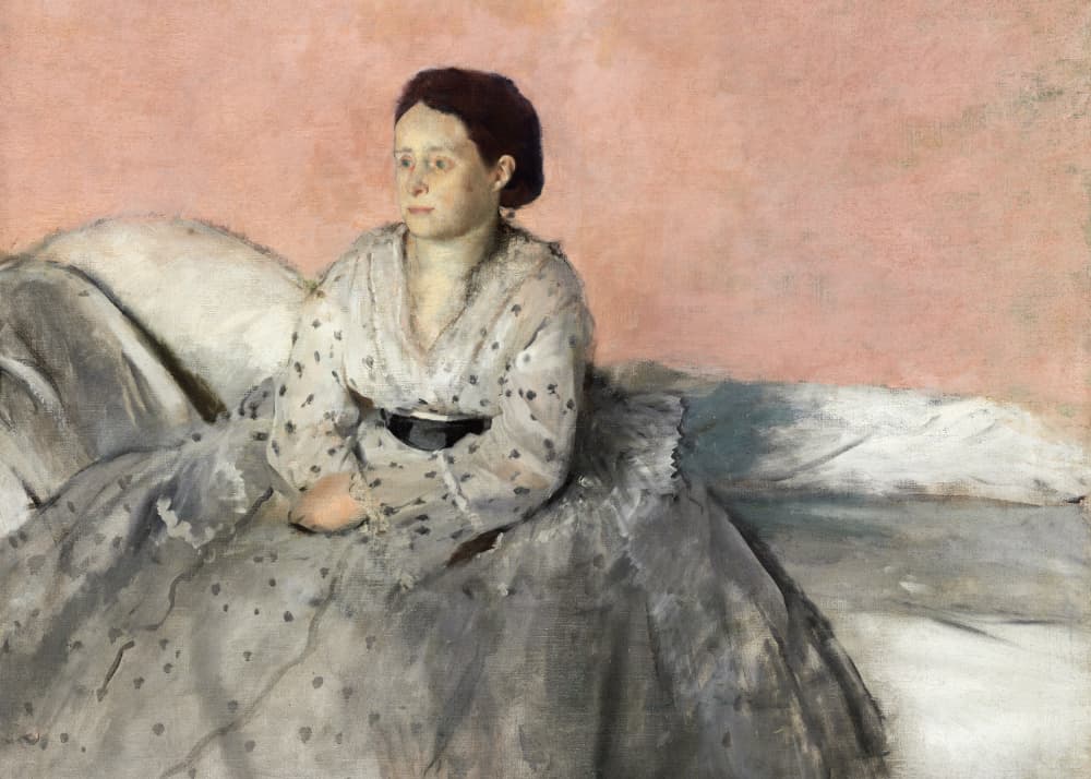 Horse In a Meadow No.2 by Edgar Degas — canvas wall art
