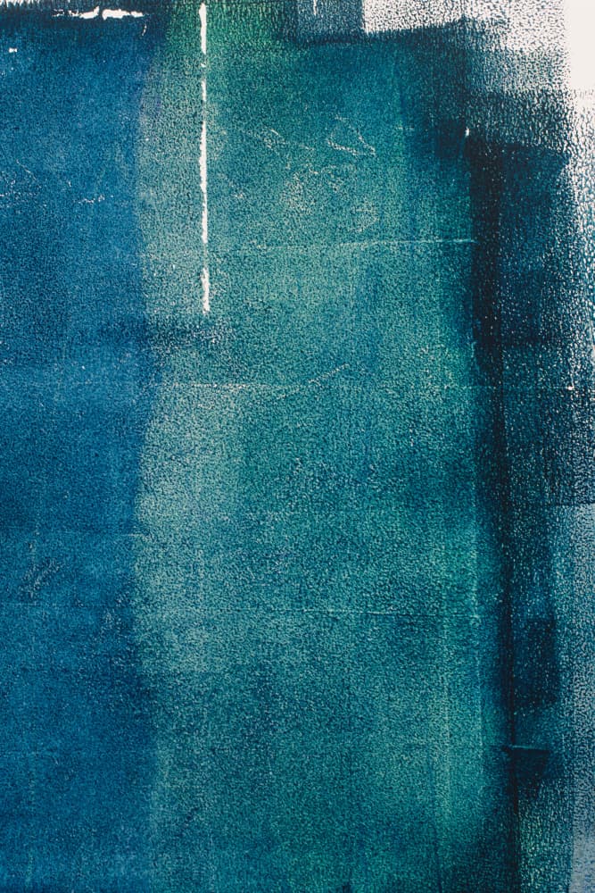 Deep Blue Green Wash by Tim Mossholder — canvas wall art