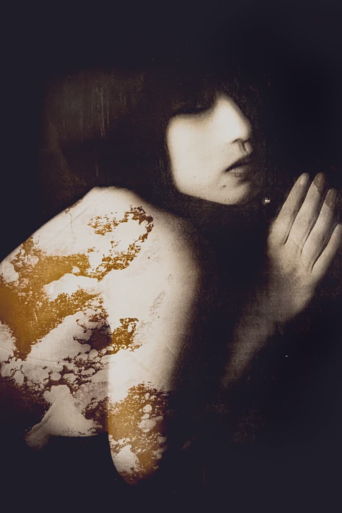 Golden Skin Prayer by Kurosaki Sangan — canvas wall art