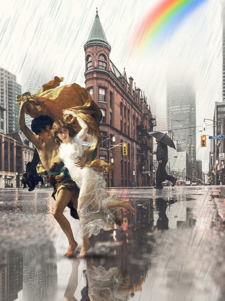 Center of the Storm by Dikhotomy — canvas wall art