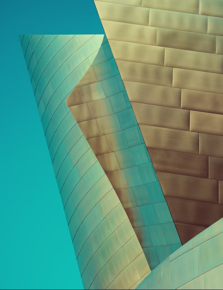 Abstract Building Geometry by Mike Kreiten — canvas wall art