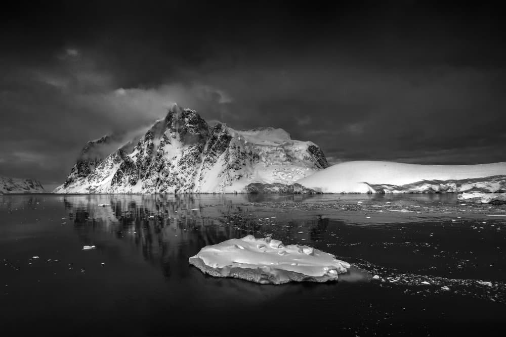 Icy Antarctic Peaks by Raymond Ren Rong Liu — canvas wall art