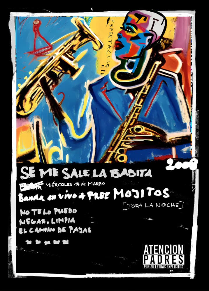 Vibrant Jazz Musicians by Stefan Bammert — canvas wall art