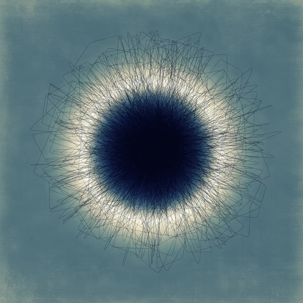 Glowing Abstract Circle