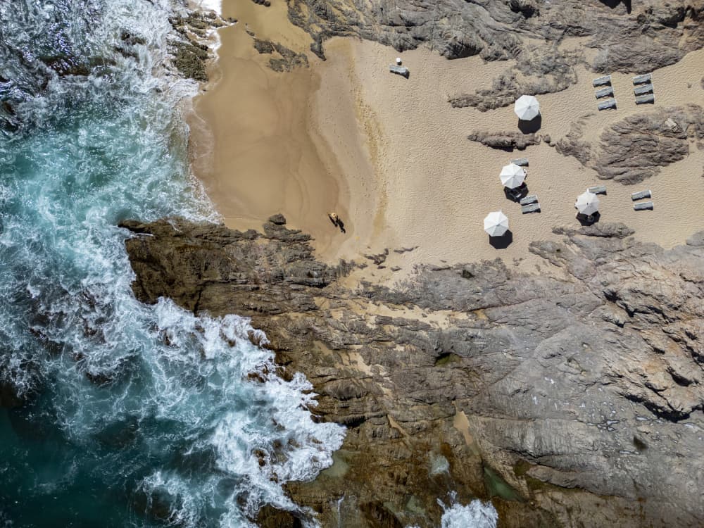 Aerial Beach Resort by Andrea Izzotti — canvas wall art
