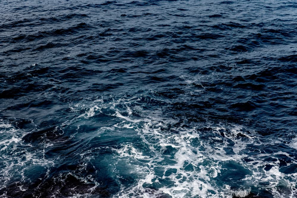 Deep Blue Sea by Mareike Böhmer — canvas wall art