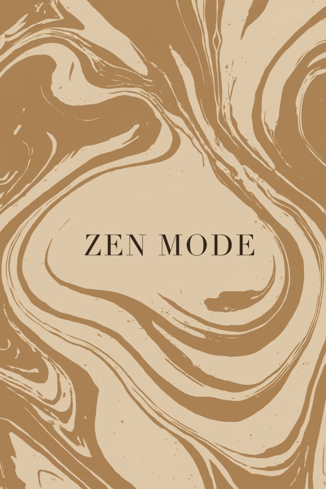 Zenmode(liquid) by Treechild — canvas wall art