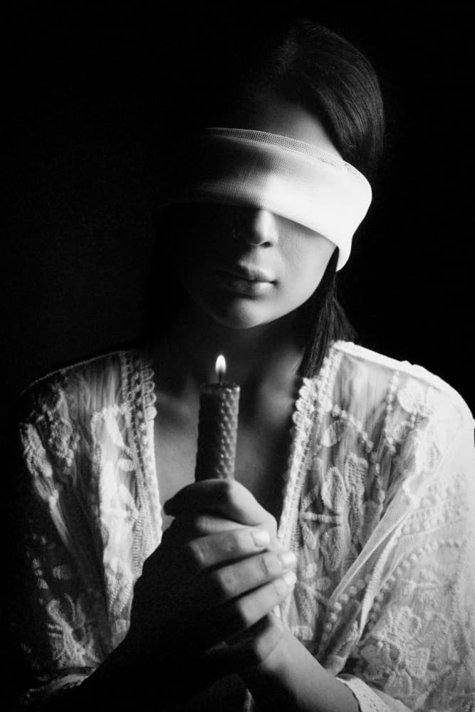 Mysterious Candlelight by Amir Heydari — canvas wall art